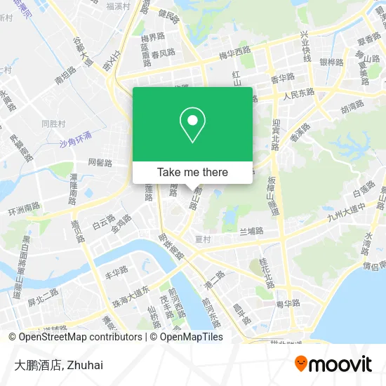 大鹏酒店 map