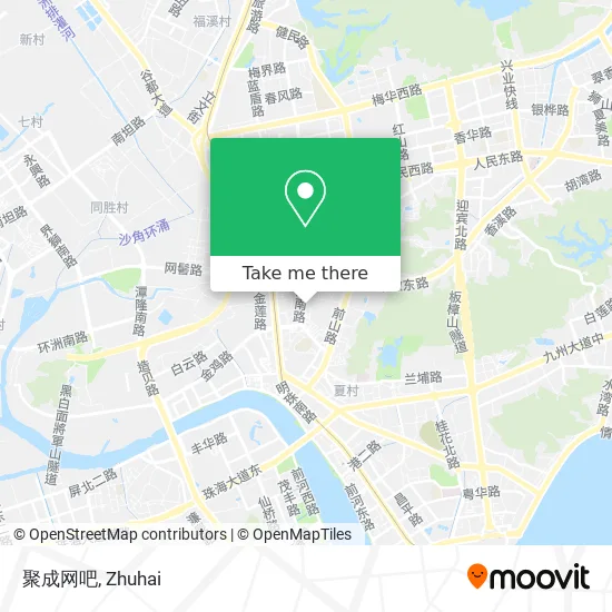 聚成网吧 map