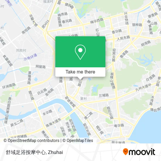 舒域足浴按摩中心 map