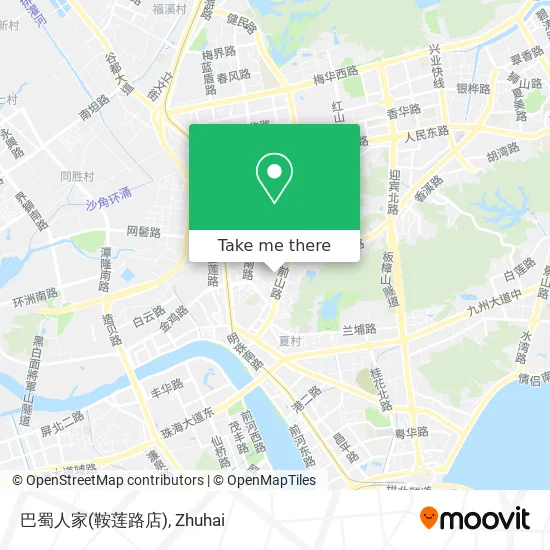 巴蜀人家(鞍莲路店) map