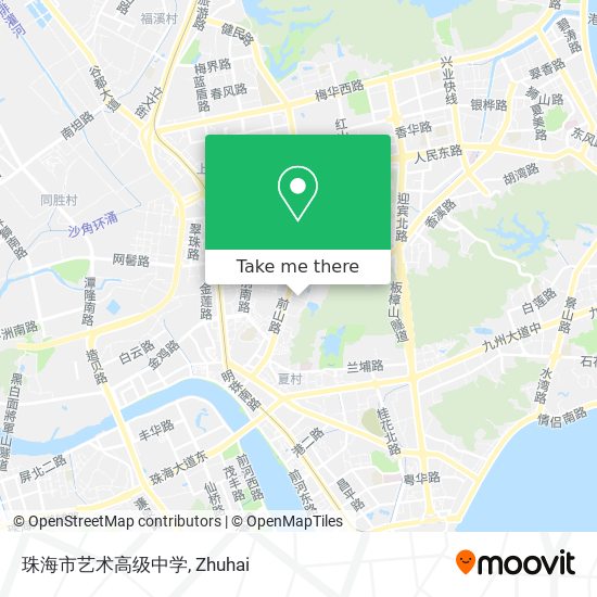 珠海市艺术高级中学 map