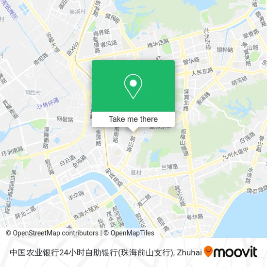 中国农业银行24小时自助银行(珠海前山支行) map
