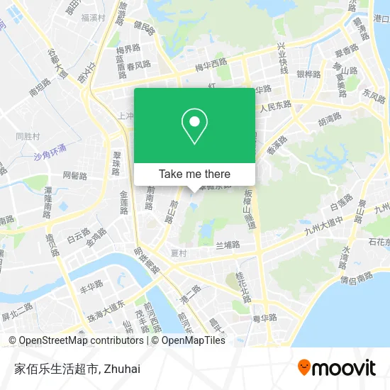 家佰乐生活超市 map