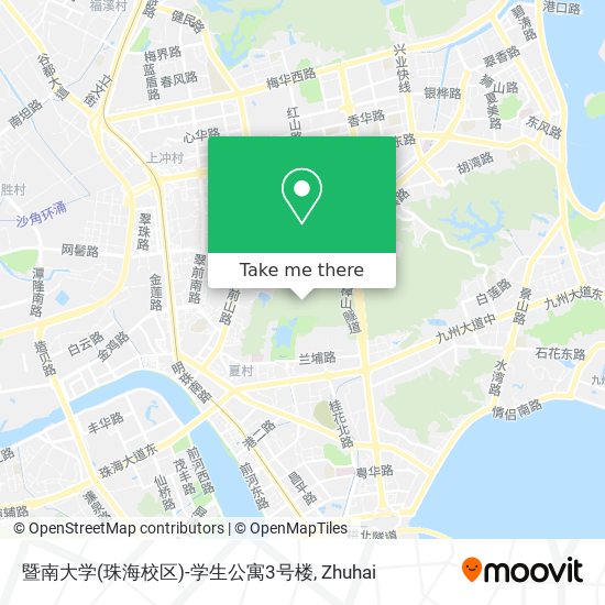 暨南大学(珠海校区)-学生公寓3号楼 map