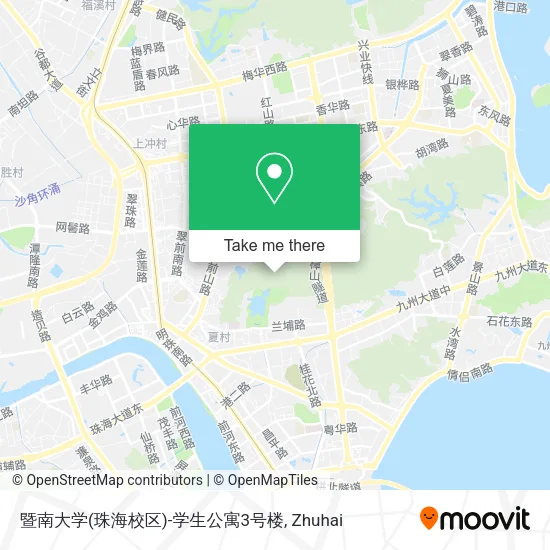 暨南大学(珠海校区)-学生公寓3号楼 map