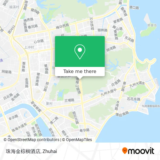 珠海金棕榈酒店 map