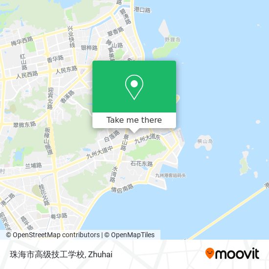 珠海市高级技工学校 map