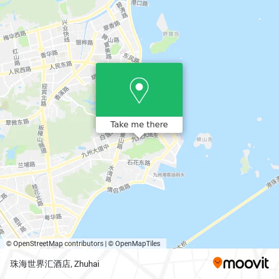 珠海世界汇酒店 map