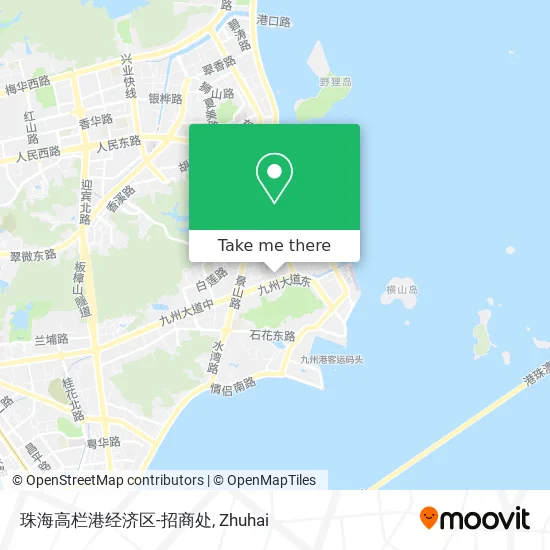 珠海高栏港经济区-招商处 map