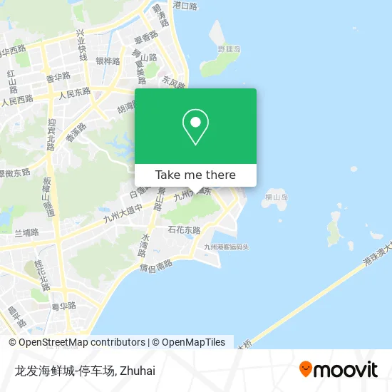 龙发海鲜城-停车场 map