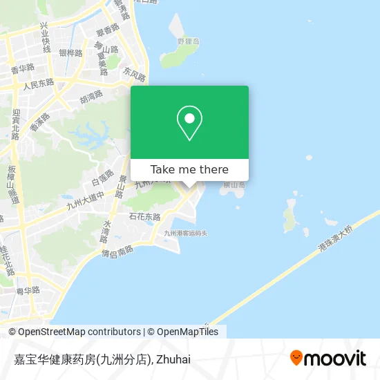 嘉宝华健康药房(九洲分店) map
