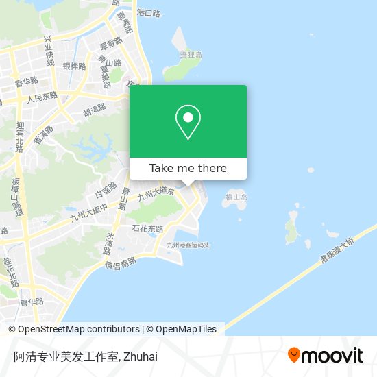 阿清专业美发工作室 map