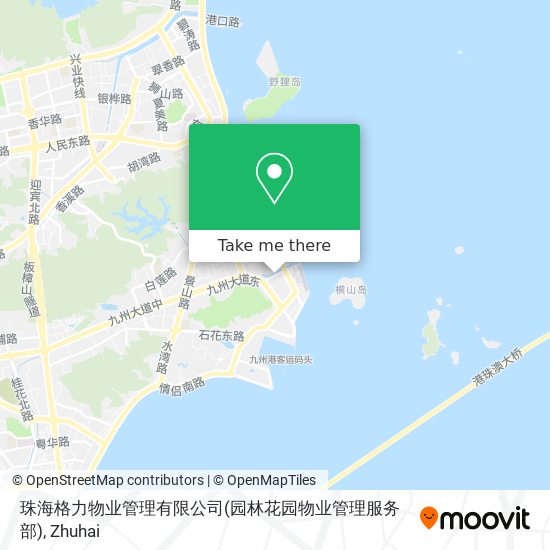 珠海格力物业管理有限公司(园林花园物业管理服务部) map