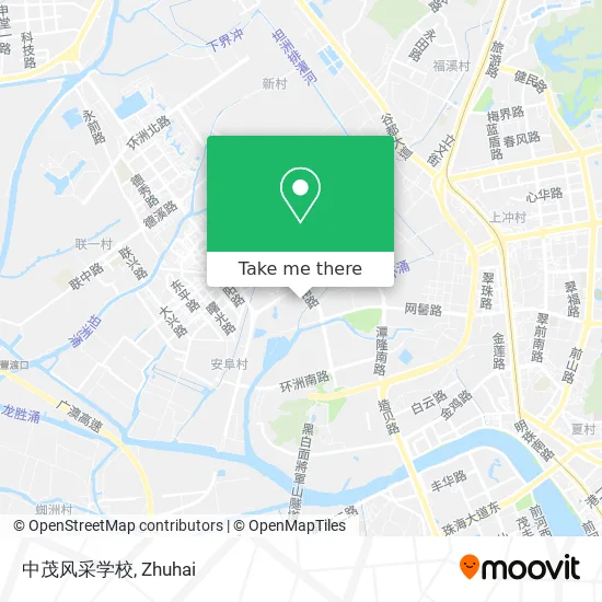 中茂风采学校 map