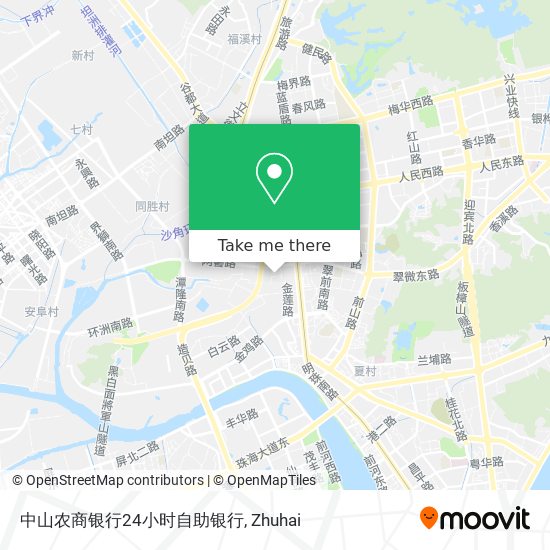 中山农商银行24小时自助银行 map