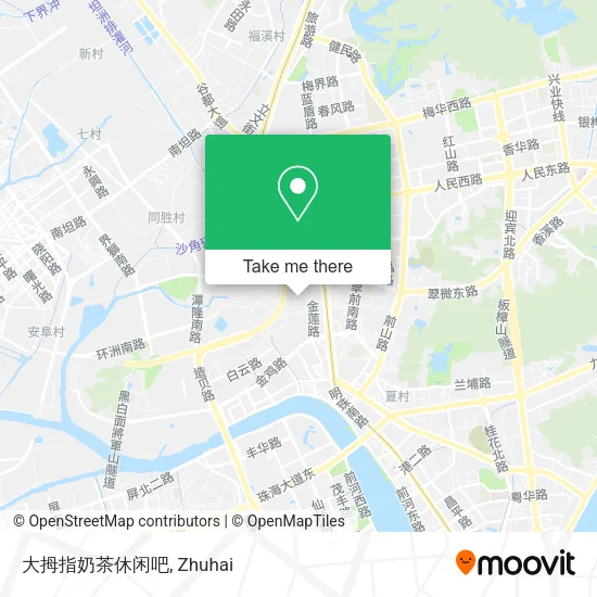 大拇指奶茶休闲吧 map