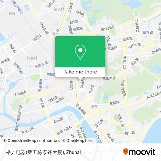 格力电器(第五栋泰锋大厦) map