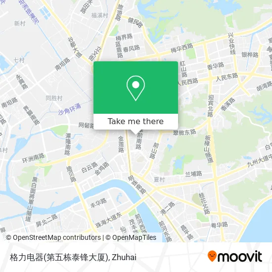 格力电器(第五栋泰锋大厦) map