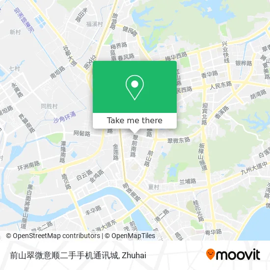 前山翠微意顺二手手机通讯城 map