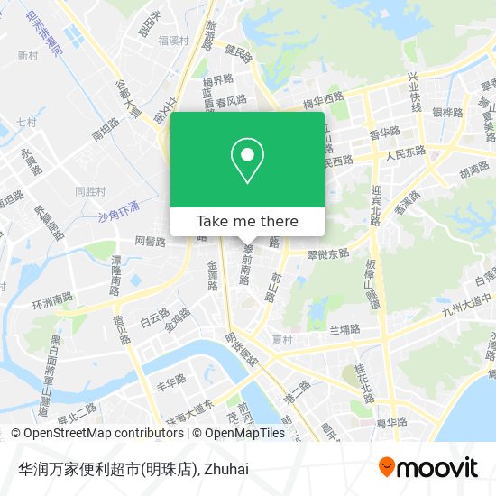 华润万家便利超市(明珠店) map