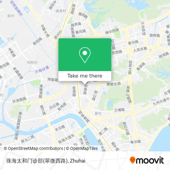 珠海太和门诊部(翠微西路) map