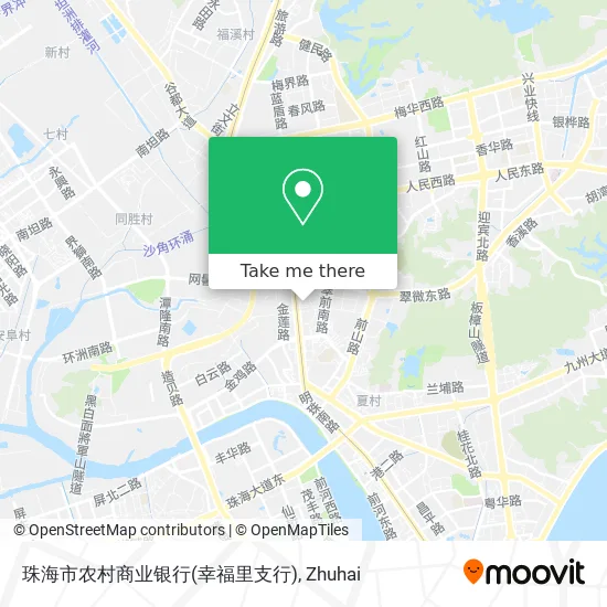 珠海市农村商业银行(幸福里支行) map