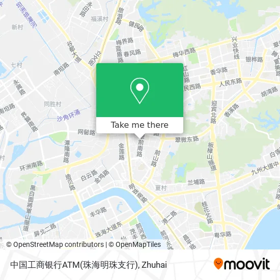 中国工商银行ATM(珠海明珠支行) map