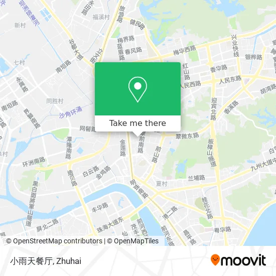 小雨天餐厅 map