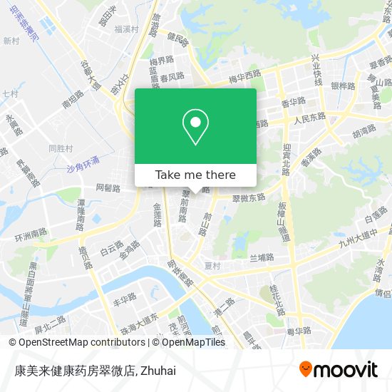 康美来健康药房翠微店 map