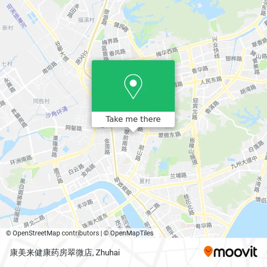 康美来健康药房翠微店 map