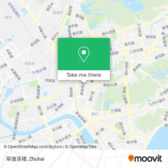 翠微茶楼 map