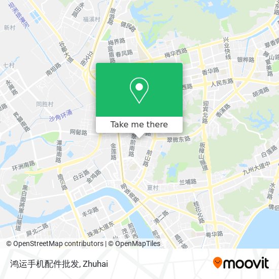 鸿运手机配件批发 map