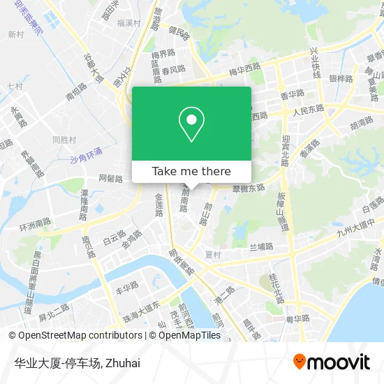 华业大厦-停车场 map
