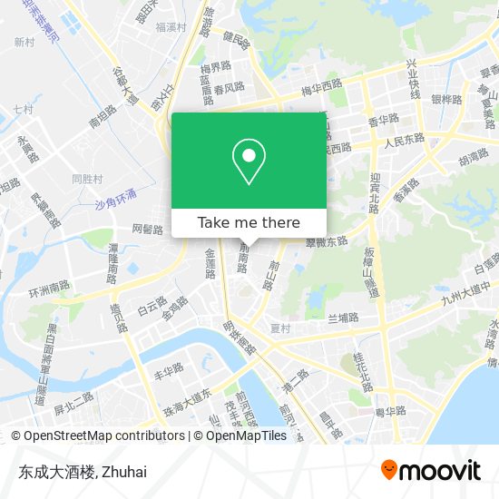 东成大酒楼 map