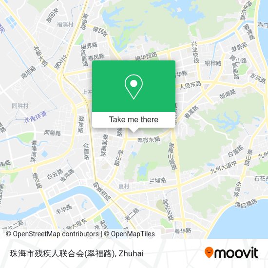 珠海市残疾人联合会(翠福路) map
