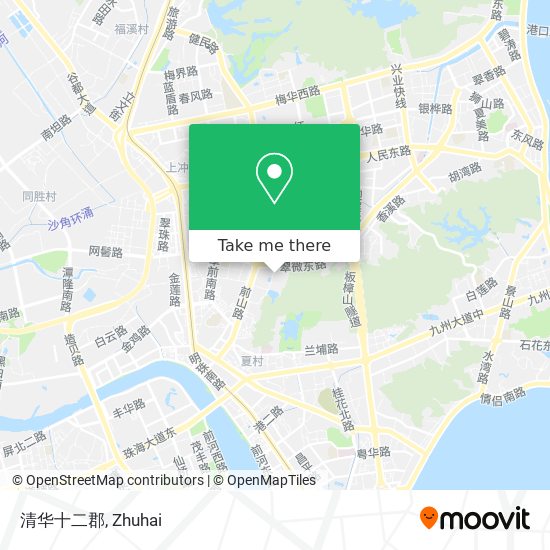 清华十二郡 map