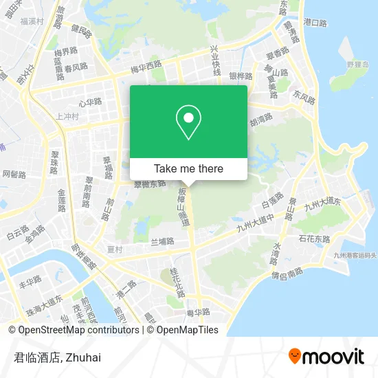 君临酒店 map