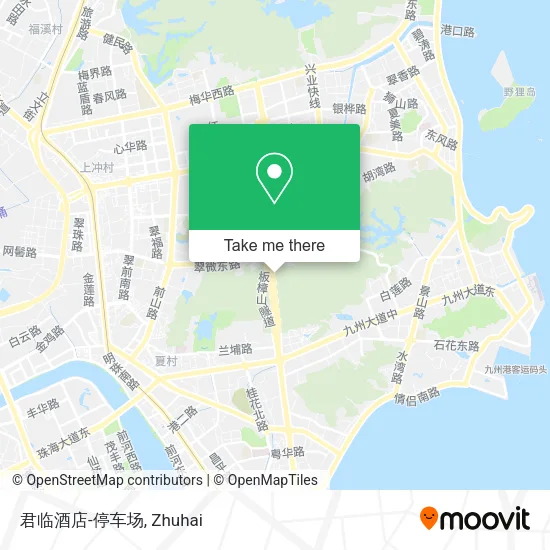 君临酒店-停车场 map