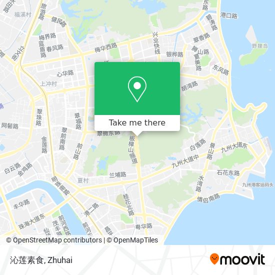 沁莲素食 map