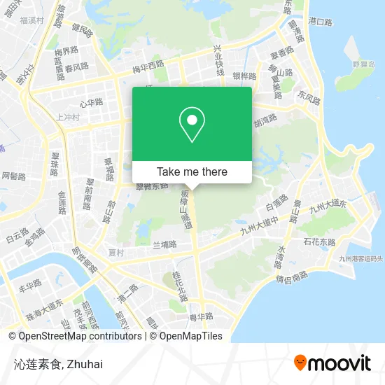 沁莲素食 map