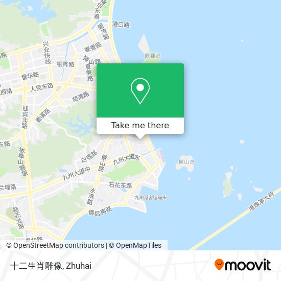 十二生肖雕像 map