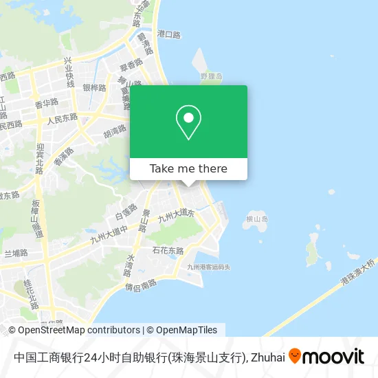 中国工商银行24小时自助银行(珠海景山支行) map