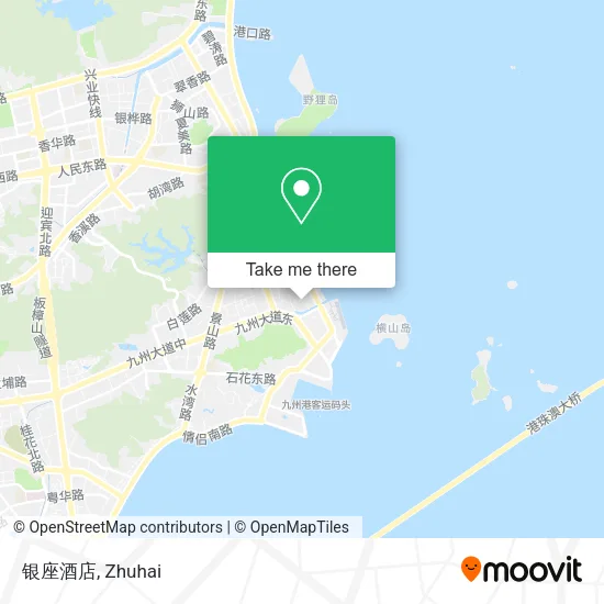 银座酒店 map