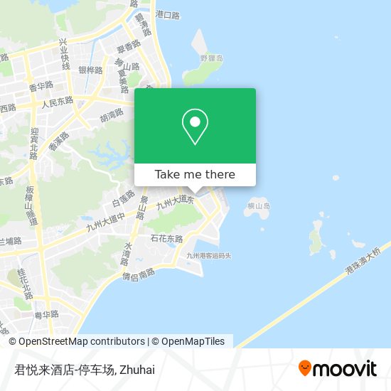 君悦来酒店-停车场 map