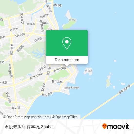 君悦来酒店-停车场 map