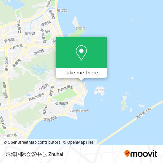 珠海国际会议中心 map