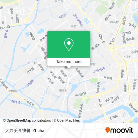 大兴美食快餐 map