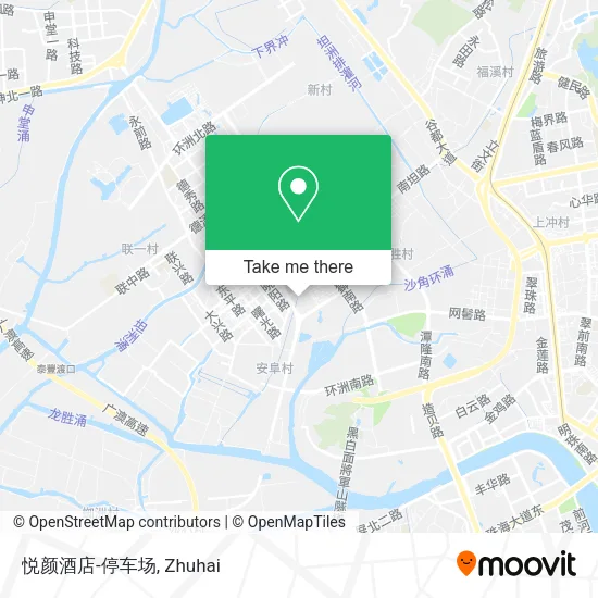 悦颜酒店-停车场 map