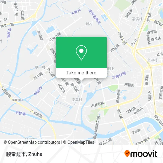 鹏泰超市 map