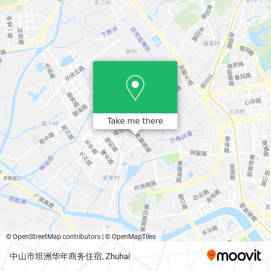 中山市坦洲华年商务住宿 map